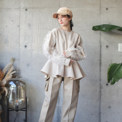 make_ai フリルボアポンチョ フリルボアポンチョ（3色） ジャケット make_ai 通販 13153115