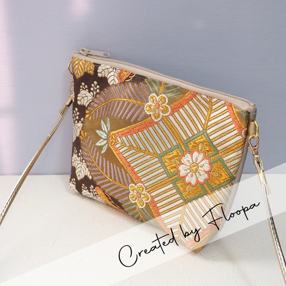 オーダー品】着物 帯 帯締め リメイク ハンドメイド ショルダー