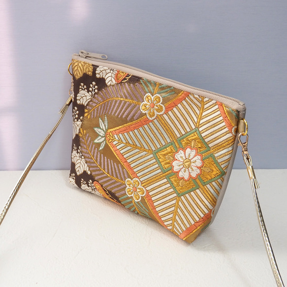 オーダー品】着物 帯 帯締め リメイク ハンドメイド ショルダー
