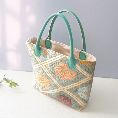 西陣織】着物帯リメイク✧*バッグ（帯リメイク/伝統工芸/京都西陣/着物