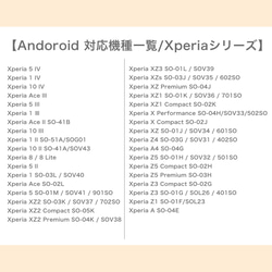 【Android専用】ネコぱんと丸ごと桃タルトの手帳型スマホケース 10枚目の画像