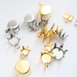 316L サージカルステンレス 6本爪 立て爪 石座 各種 2枚目の画像