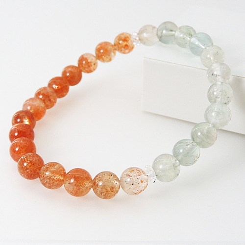 ◇煩悩を打ち砕く◇銀線入り◇金剛杵六眼天珠とゴールドルチル・レッド  