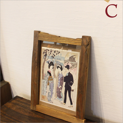 古材 額縁 フレーム おしゃれ 額 日本画 ポスター アクリル板