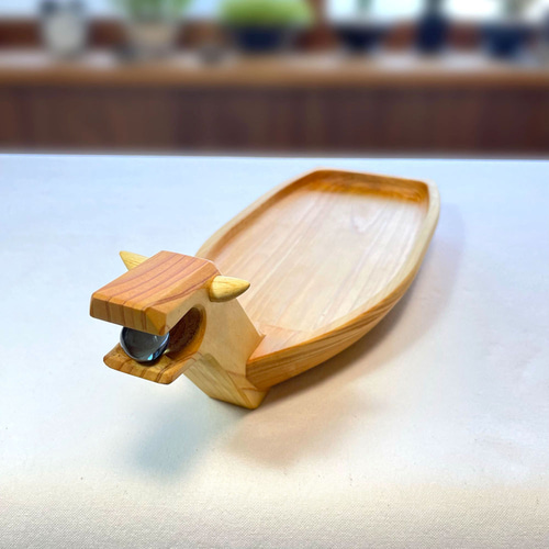 海賊船 船盛 木製皿（ナチュラルカラー） 中皿 おじこじ制作室 通販