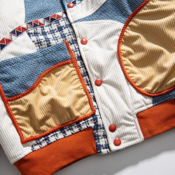 メンズ・レディース兼用・冬のアメリカ式のトレンチコートは野球服コートの国潮工装綿服を厚くして綿入れを暖 20.-1220 5枚目の画像