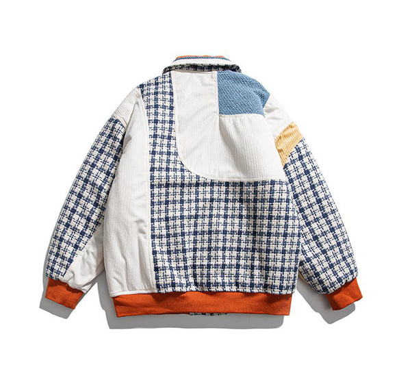 メンズ・レディース兼用・冬のアメリカ式のトレンチコートは野球服コートの国潮工装綿服を厚くして綿入れを暖 20.-1220 2枚目の画像