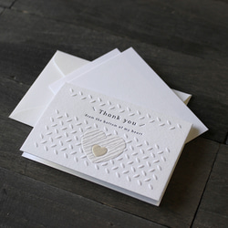 メッセージカード ミニサイズ 【封筒・中紙付】 多目的用・サンキュー