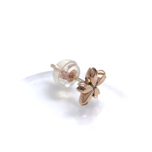 k10 さくら ピアス/ピンクゴールド 片耳用/セカンドピアス つけ