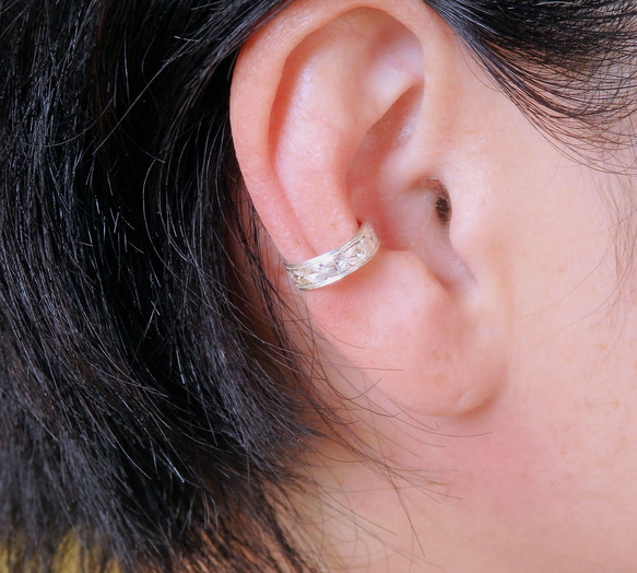 勿忘草の指輪と耳飾り　(ring & ear cuff) 9枚目の画像