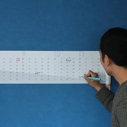 calendaROll 一年の流れを視覚的に認識できるオシャレなロール状のカレンダー（2024年スターターキット） 15枚目の画像