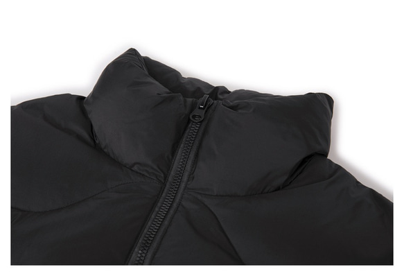 秋冬新品 ショートダウンジャケット メンズ スタンドカラー ユニセックス 厚手暖かいカップルコート レディース 12枚目の画像
