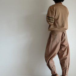 シャツ袖４ポケットパンツ / サンクロスウール 【玉虫色】/ shirt sleeve pants / wool 12枚目の画像