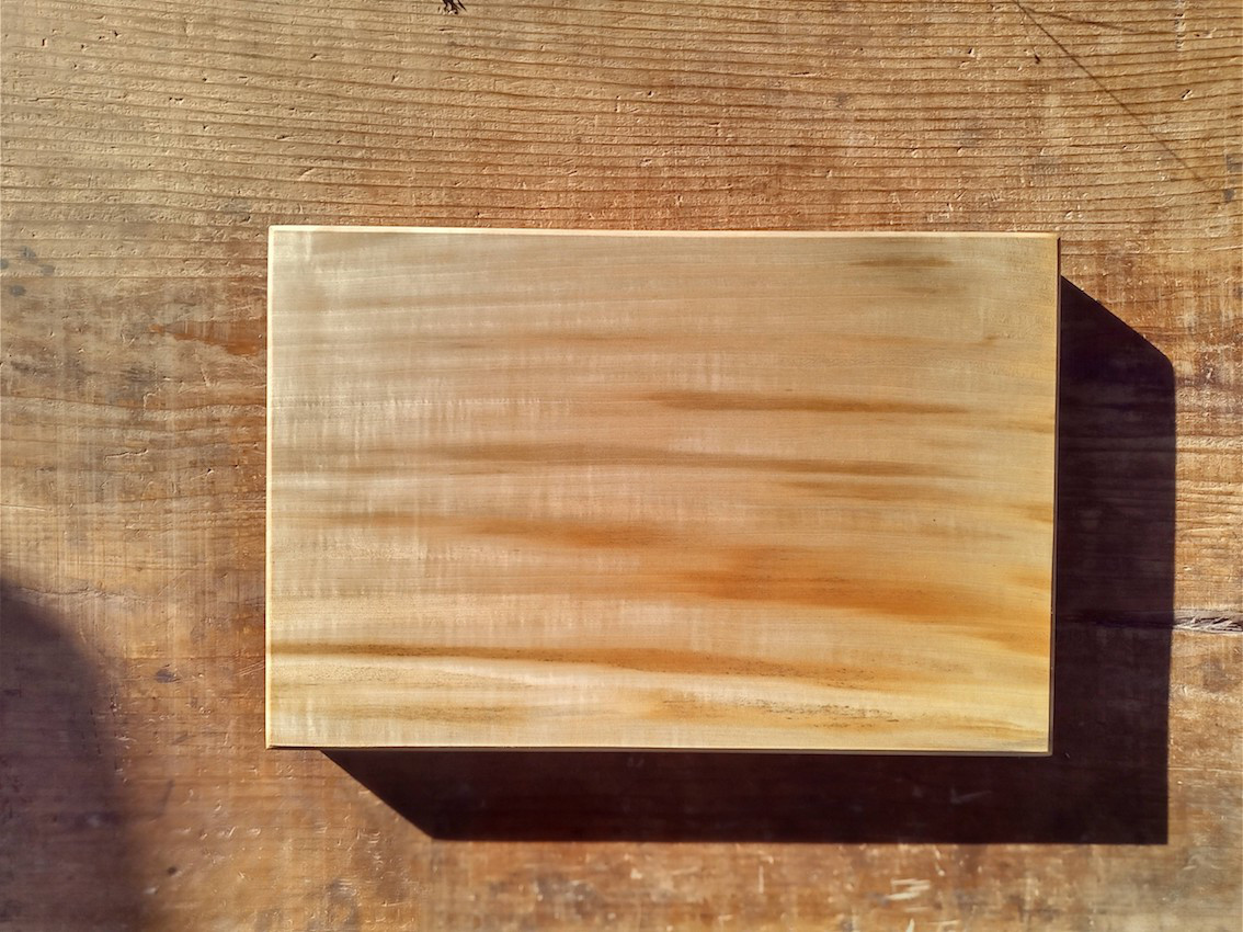 【木製看板製作】 栃 21cm×32cm 厚み3,3cm / 一枚板看板