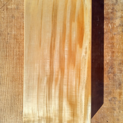 【木製看板製作】 栃 21cm×40cm 厚み3,3cm / 一枚板看板 6枚目の画像