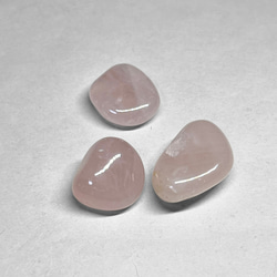 rose quartz tumble / ローズクォーツタンブル L ( 3個セット ) 2枚目の画像