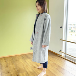 期間限定SALE！（Hjärta） バフクロス　HAORI  grey  遠州織物 9枚目の画像