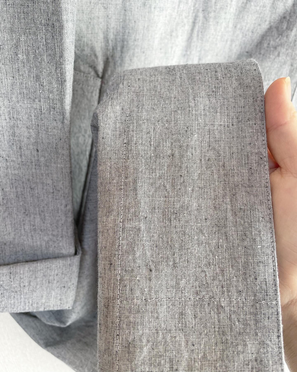 期間限定SALE！（Hjärta） バフクロス　HAORI  grey  遠州織物 8枚目の画像