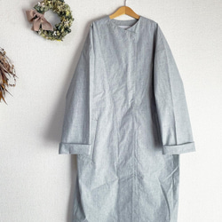 期間限定SALE！（Hjärta） バフクロス　HAORI  grey  遠州織物 3枚目の画像