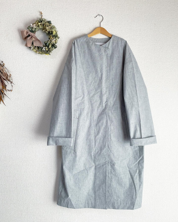 期間限定SALE！（Hjärta） バフクロス　HAORI  grey  遠州織物 3枚目の画像