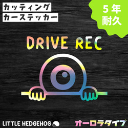 目玉くん ドラレコ カッティング ステッカー シール ドライブ