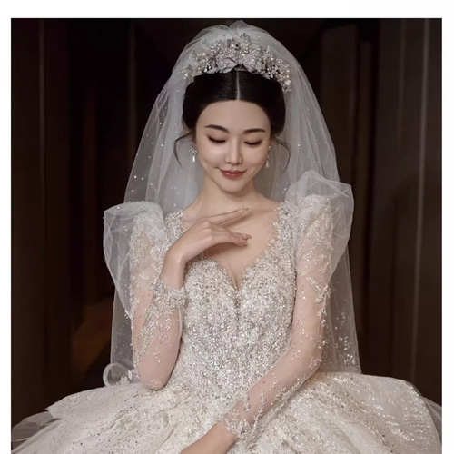 綺麗なウェディングドレス 花嫁/結婚式/披露宴/お呼ばれ/二次会/2次会  