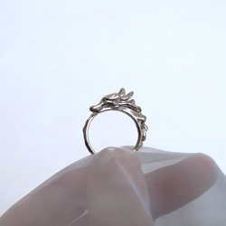 《1点》龍design ring［干支］SV925 7枚目の画像