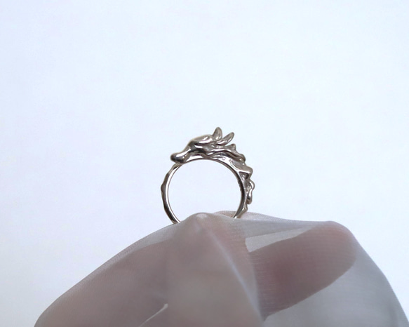 《1点》龍design ring［干支］SV925 7枚目の画像