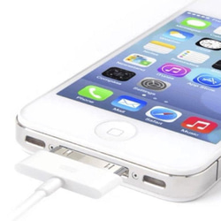 旧型 iPhone iPad iPod 充電器 充電 ケーブル USB 白 1ｍ 4枚目の画像