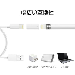 Apple Pencil 充電 アダプター 変換 USB ケーブル 用 3枚目の画像