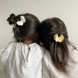 butterfly hairclip / ベビーヘアアクセ キッズヘアアクセ かぎ編み