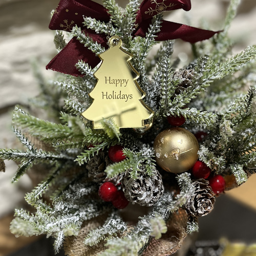 まとめ買い アクリルキーホルダー ゴールド】10点セット クリスマス