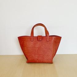 本革トートバッグ（受注制作）手縫い ヌメ革 ナチュラル トート