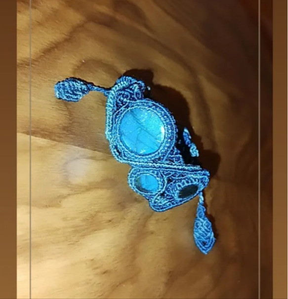 マクラメブレスレット ラブラドライト ブレスレット MIO 通販 16984381