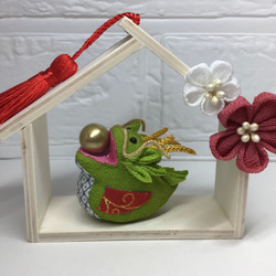 つまみ細工　置物のオーダー・お問い合わせ 　　 只今オーダー不可❌️ リターンのご紹介～後藤先生がつくるつまみ細工の作品と羽二重四