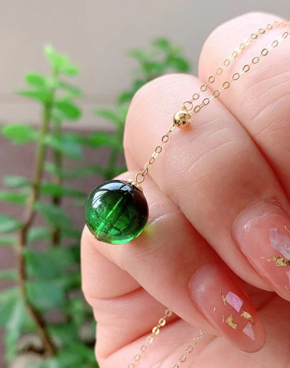 天然トルマリンネックレス