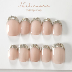 ガラスフレンチ/ブライダル/結婚式/お呼ばれ/前撮り/ガラスフレンチ