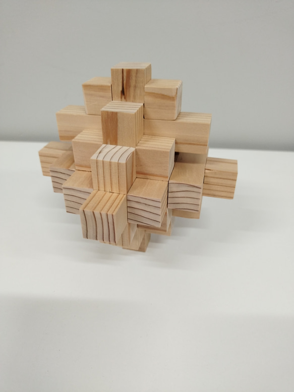 木製パズル 19本組木 3枚目の画像