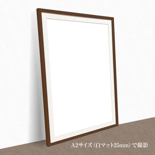 木製フレーム【希少】（A1用）上質 スリム5色から選べる （額縁
