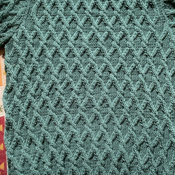 スモークグリーンセーター 2枚目の画像