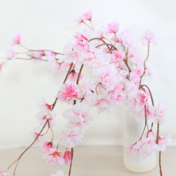 『Creema限定新春福袋』先着５名様「送料無料」ミモザのリース＆桜のアレンジメント 7枚目の画像