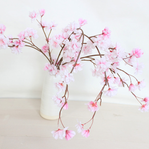 『Creema限定新春福袋』先着５名様「送料無料」ミモザのリース＆桜のアレンジメント 8枚目の画像