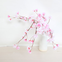 『Creema限定新春福袋』先着５名様「送料無料」ミモザのリース＆桜のアレンジメント 6枚目の画像