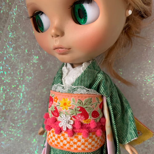 ブライスアウトフィット お着物 帯 髪飾り その他人形 瑞恋 通販