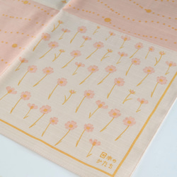 風呂敷　ふろしき　チーフ　お弁当包み　ギフト　綿100％　日本のかたち　コスモス　全2色　日本製　50cm幅　 3枚目の画像