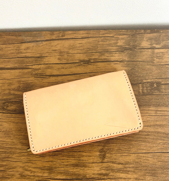 【セミオーダー】本革 ミドル トラッカーウォレット　Middlet Trucker Wallet／財布／お名前刻印無料 7枚目の画像