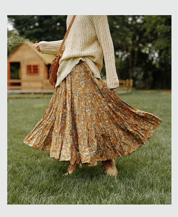 ゆったり透かし編みセーター、クルーネックの穴あきニット、長袖トップス、レディース