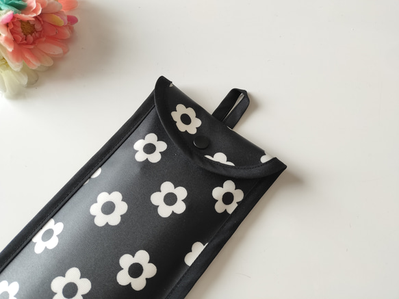 再販！ループ付き♪27桁用そろばんケース♪デイジー 可愛い花柄
