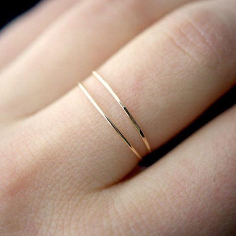極細指輪シンプルで綺麗です♡ 楽天市場】ステンレス 超極細リング 0.5mm 細身リング シンプル
