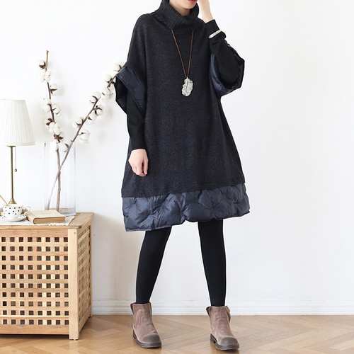 【SALE】つつむ　ヘンプとオーガニックコットンのチュニックタンク●ベージュ SALE】つつむ ヘンプとオーガニックコットンのチュニックタンク
